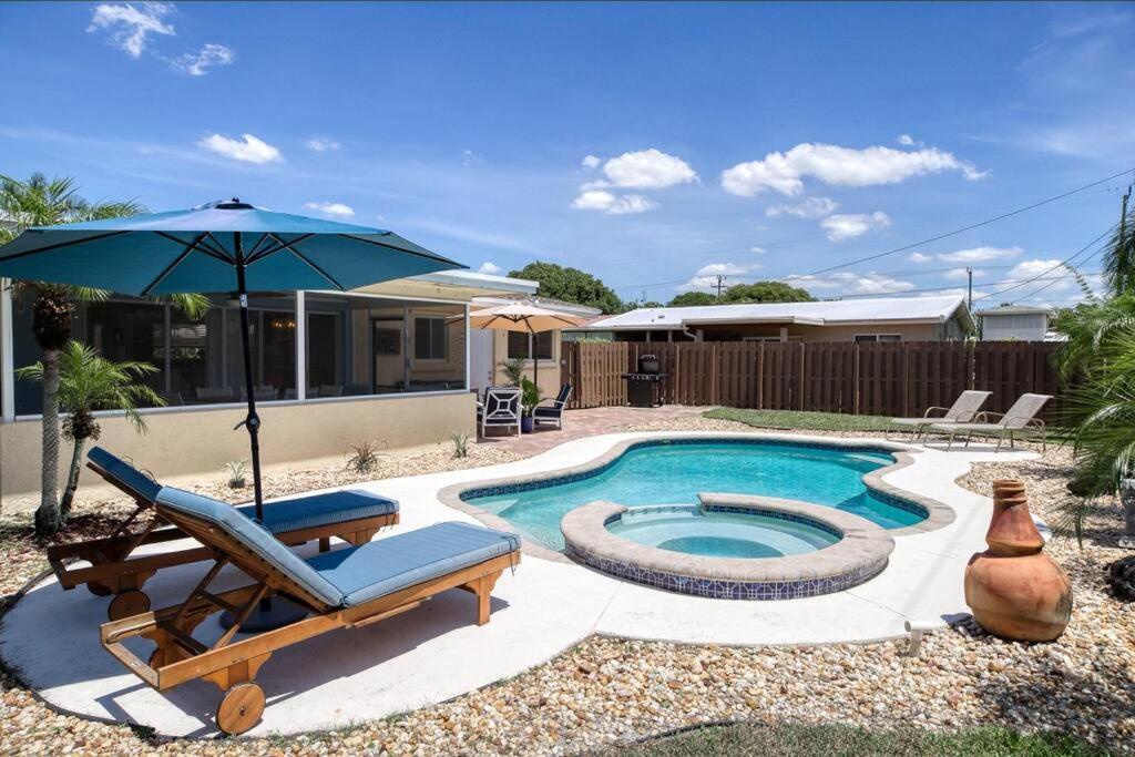 Paradise 4 Min To The Beach With Private Heated Pool Deerfield Beach Dış mekan fotoğraf