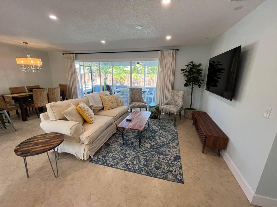 Paradise 4 Min To The Beach With Private Heated Pool Deerfield Beach Dış mekan fotoğraf