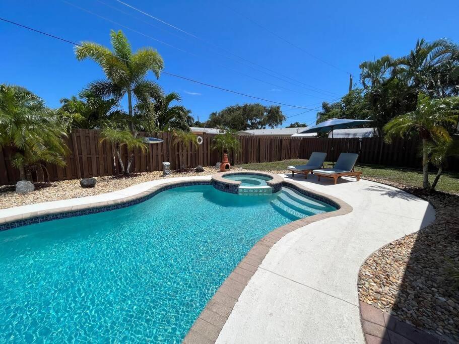 Paradise 4 Min To The Beach With Private Heated Pool Deerfield Beach Dış mekan fotoğraf